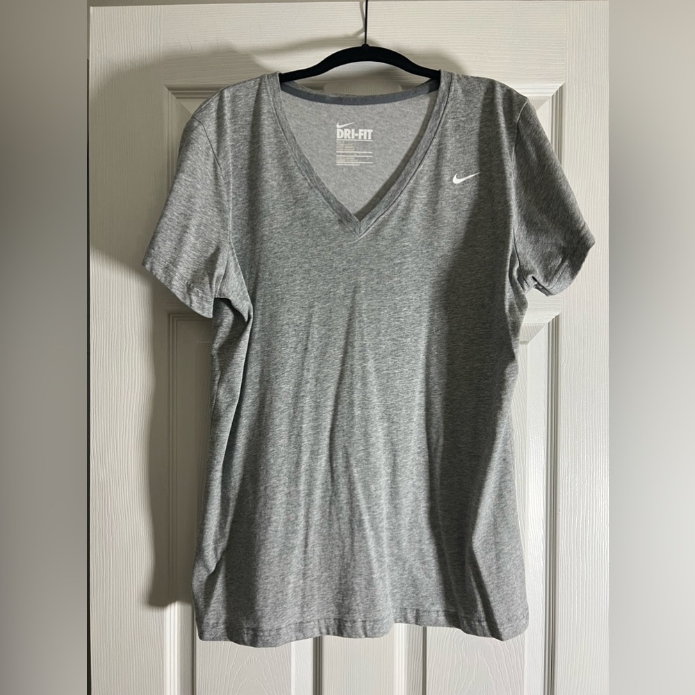 Grey Nike Dri Fit T Shirt 1X